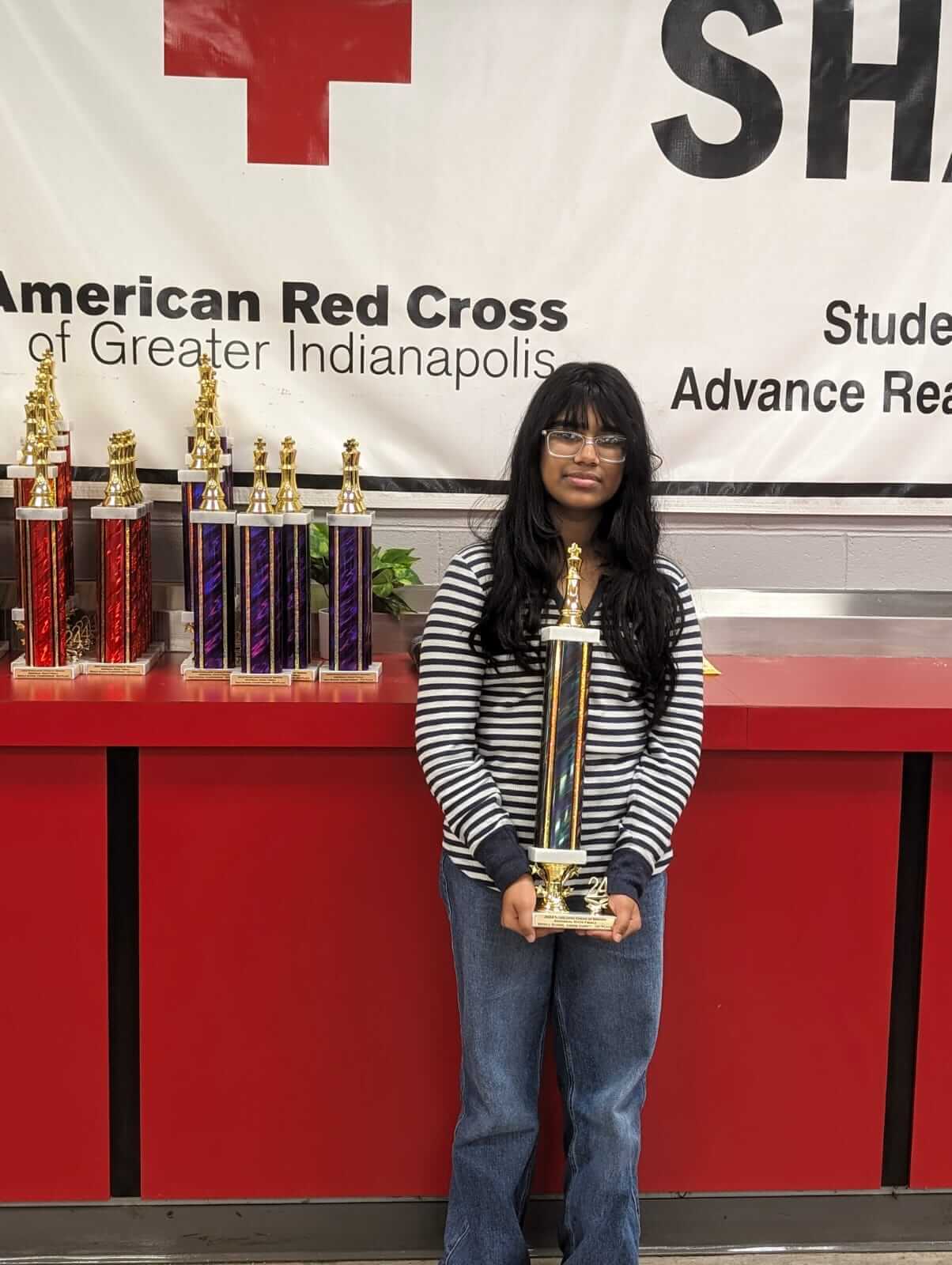 Remarkable Triumph: Thejashri Secures Perfect 5/5 Score and Clinches 1st Place in the State Level Championship (USA)