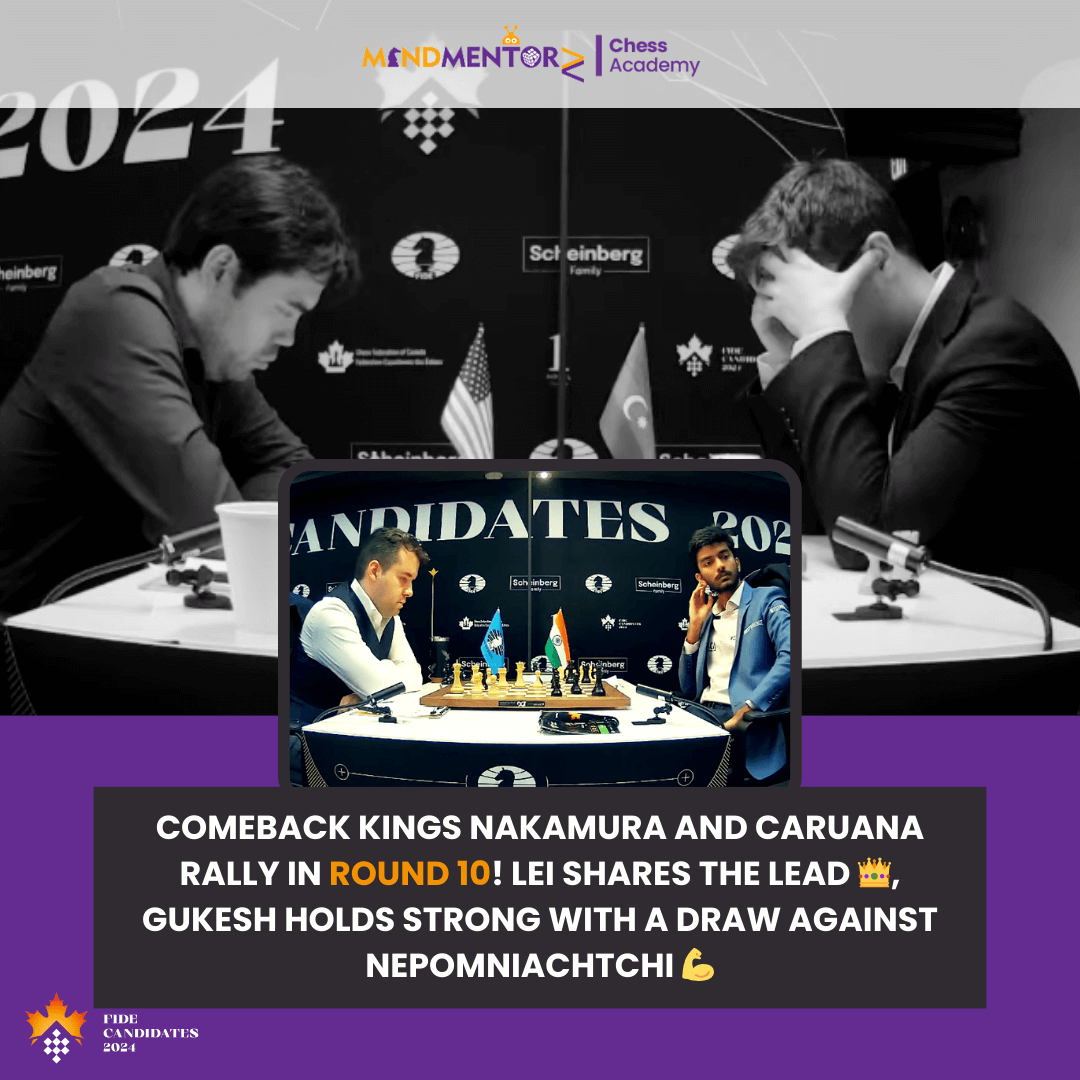 Comeback Kings: Nakamura and Caruana Regain Momentum, Lei Joins the Thrilling Title Race! 🌟