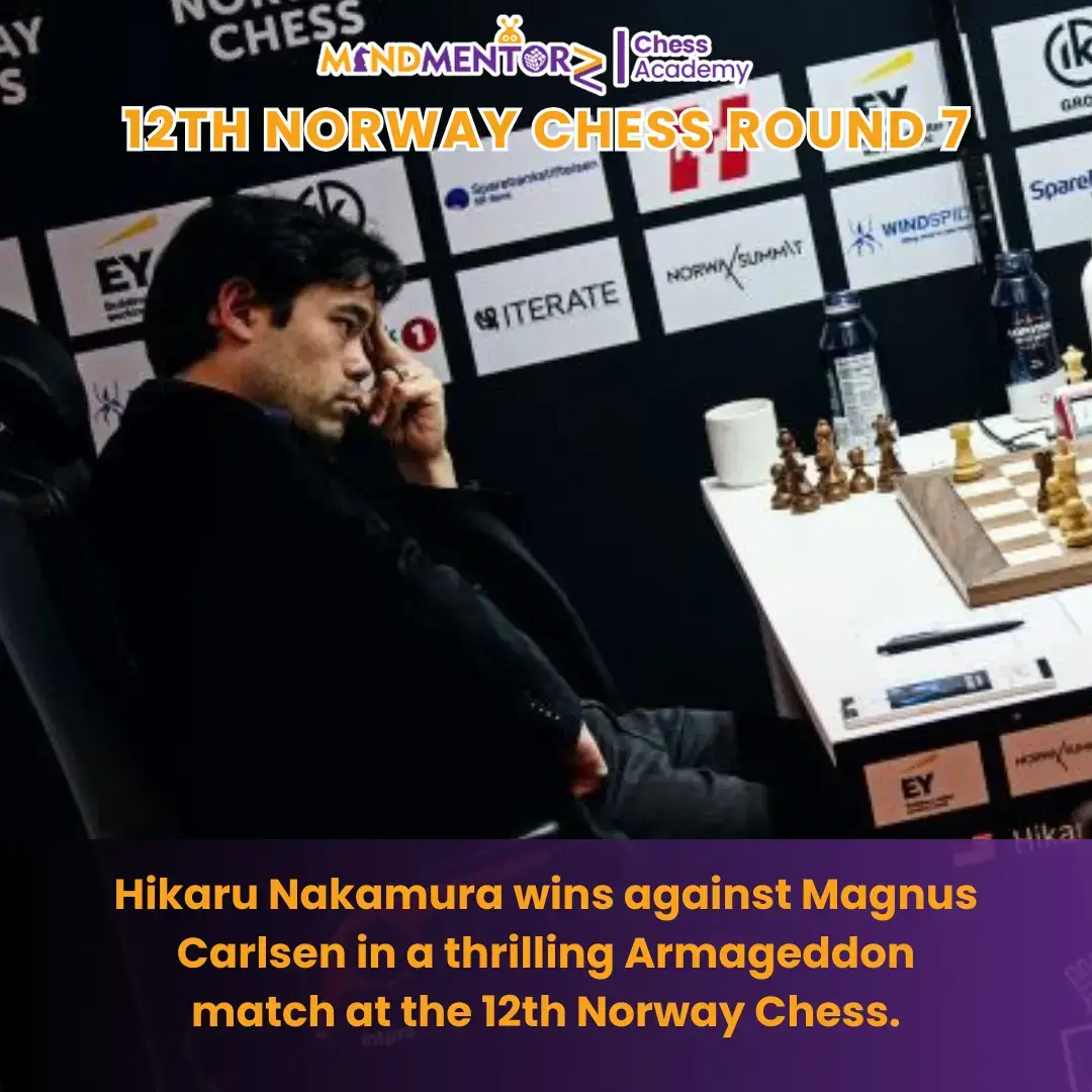 Hikaru Nakamura vs. Magnus Carlsen in Round 7: A Nail-biting Armageddon Finish