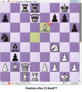 Ding - Caruana_ 1-1.5 Norway 2024 Round 8