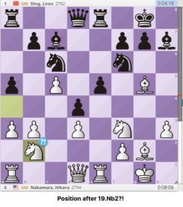 Ding Liren vs. Hikaru Nakamura_R9 Norway Chess