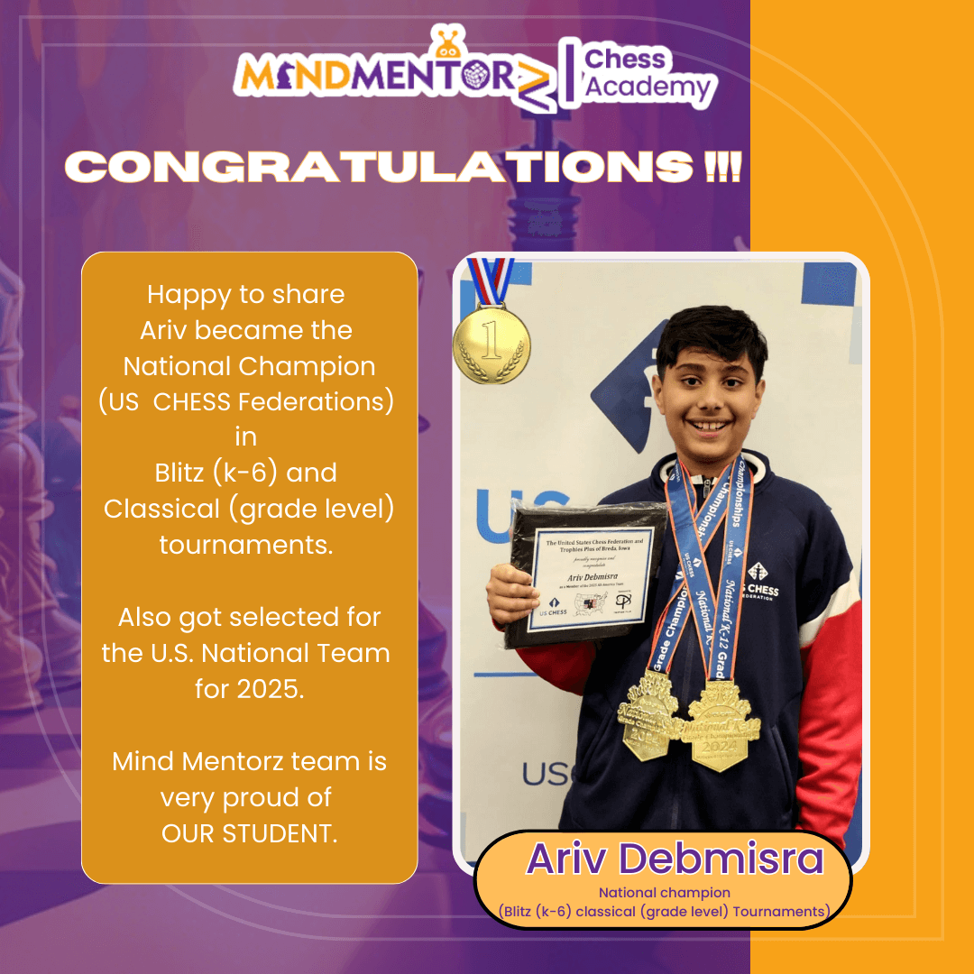 Ariv Becomes National Champion: The Fast Rising Star in US Chess