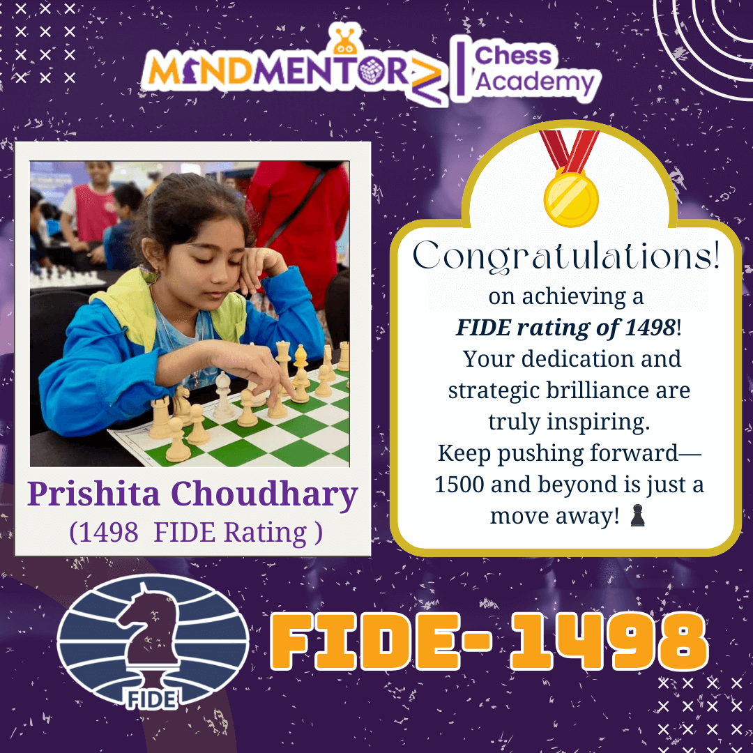 Prishita Chaudhary- FIDE rating- Mindmentorz