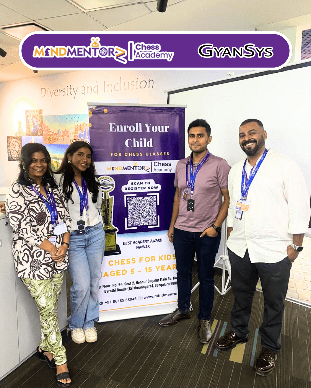 GyanSYS Corporate chess event- MindMentorz